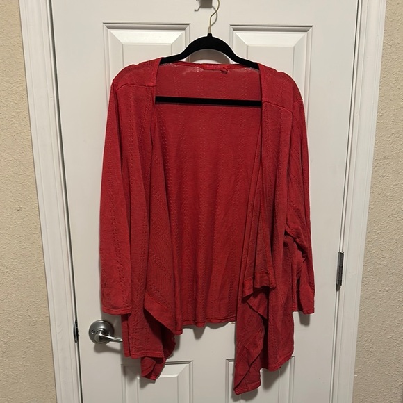 fresh produce Sweaters - Fresh Produce Red Cardigan Sweater